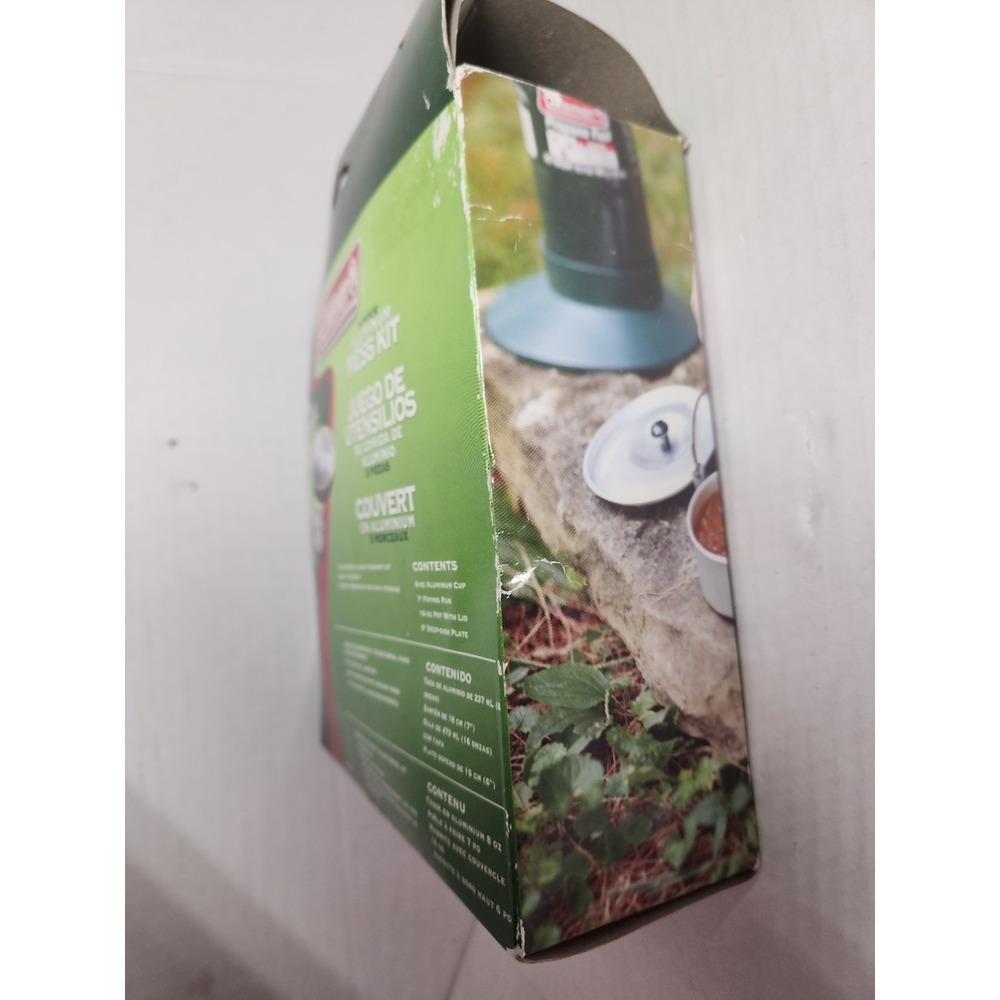 Vintage Coleman Camping Cookware | 5-Piece Aluminum Nesting Mess‎ Kit - Picture 11 of 13